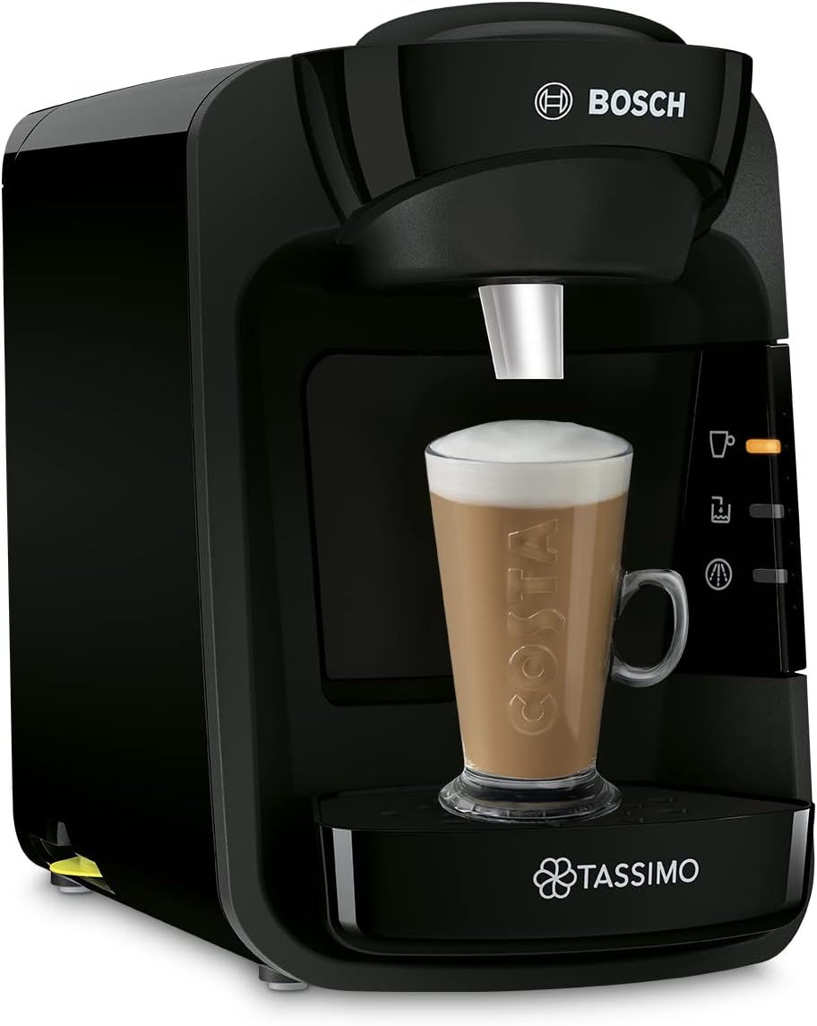 Tassimo by Bosch Suny 'Special Edition' TAS3102GB Coffee Machine,1300 Watt, 0.8 Litre - Black